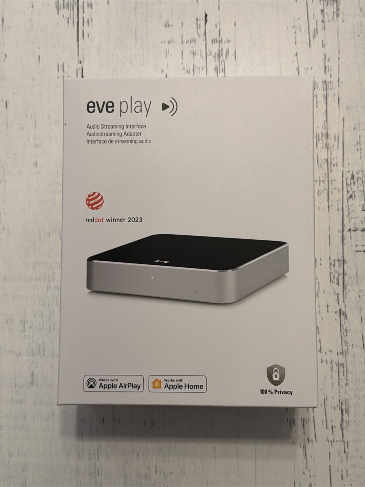 Eve Play – Audio Streaming Interface for Apple Airplay - Upgrade Amp to AirPlay