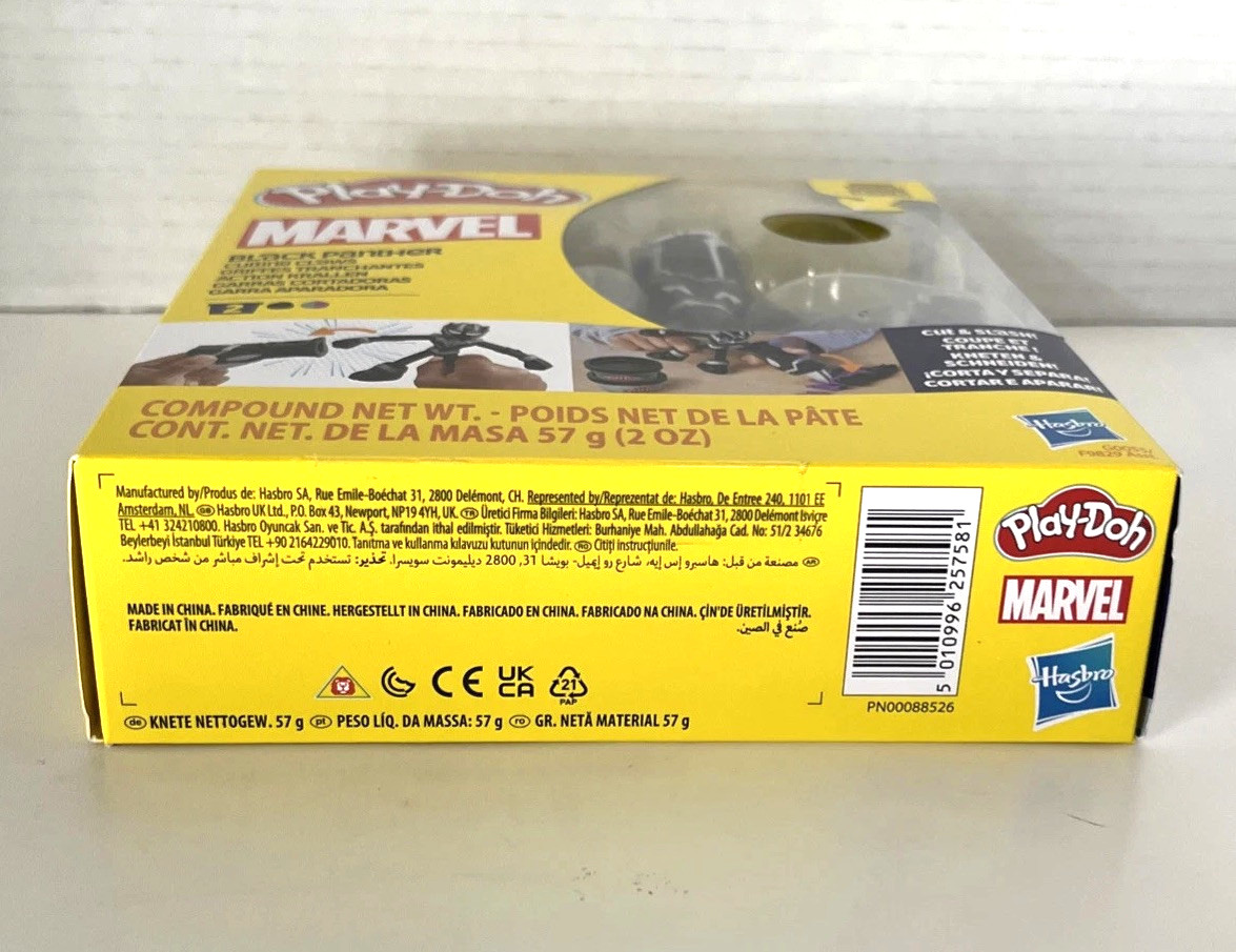 Play-Doh Marvel Black Panther Cutting Claws Flexible New Sealed