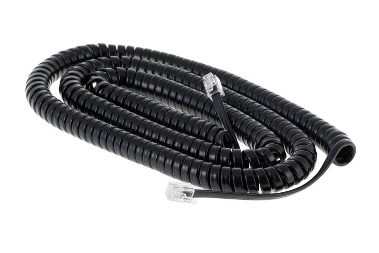 10 NEC Series E DTU DTP 8D 16D 32D 1 2 (BK) TEL Black Phone Handset Cords 25' FT