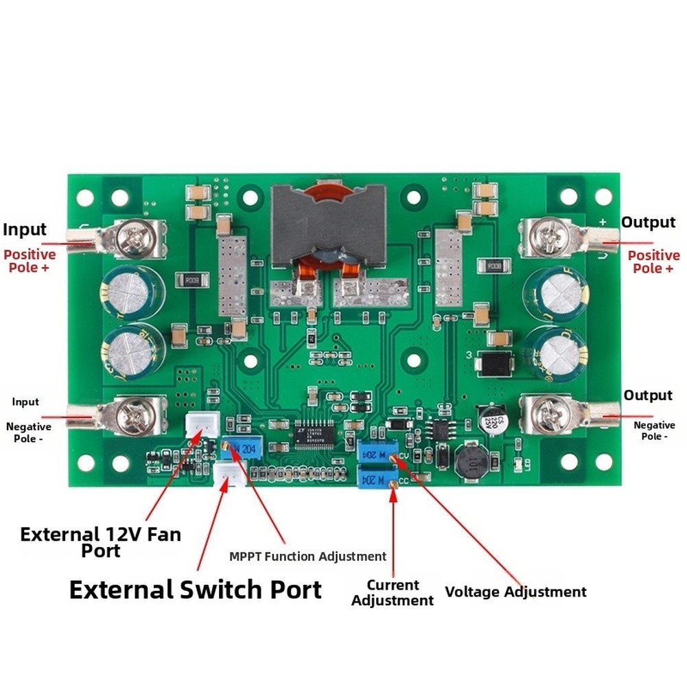 LT8705 600W DC-DC Converter with Current Mode Control and MPPT Function