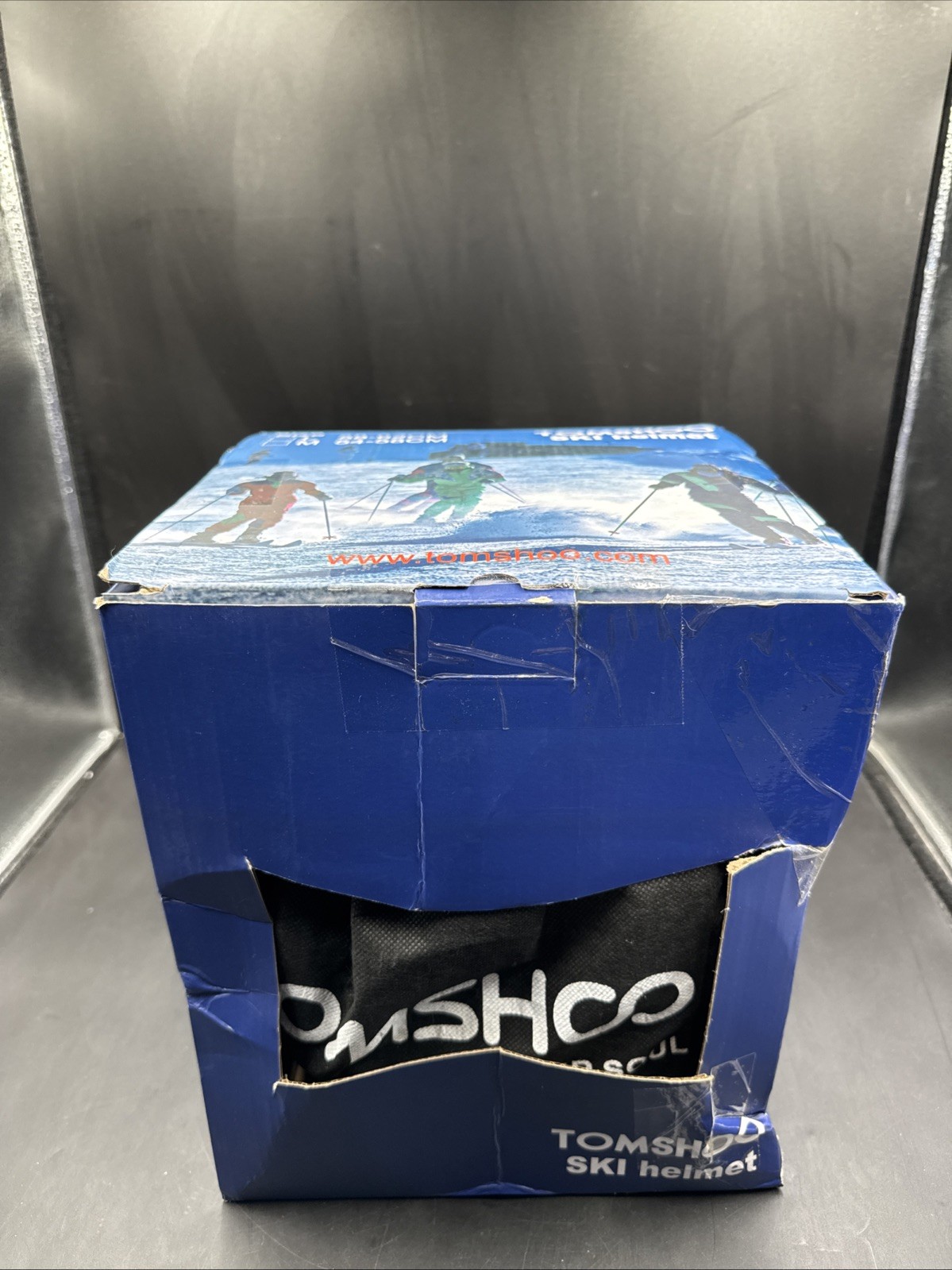 TOMSHOO Ski Helmet, Snow Helmet, Snowboarding,   Size L (58-62CM) Damaged Box