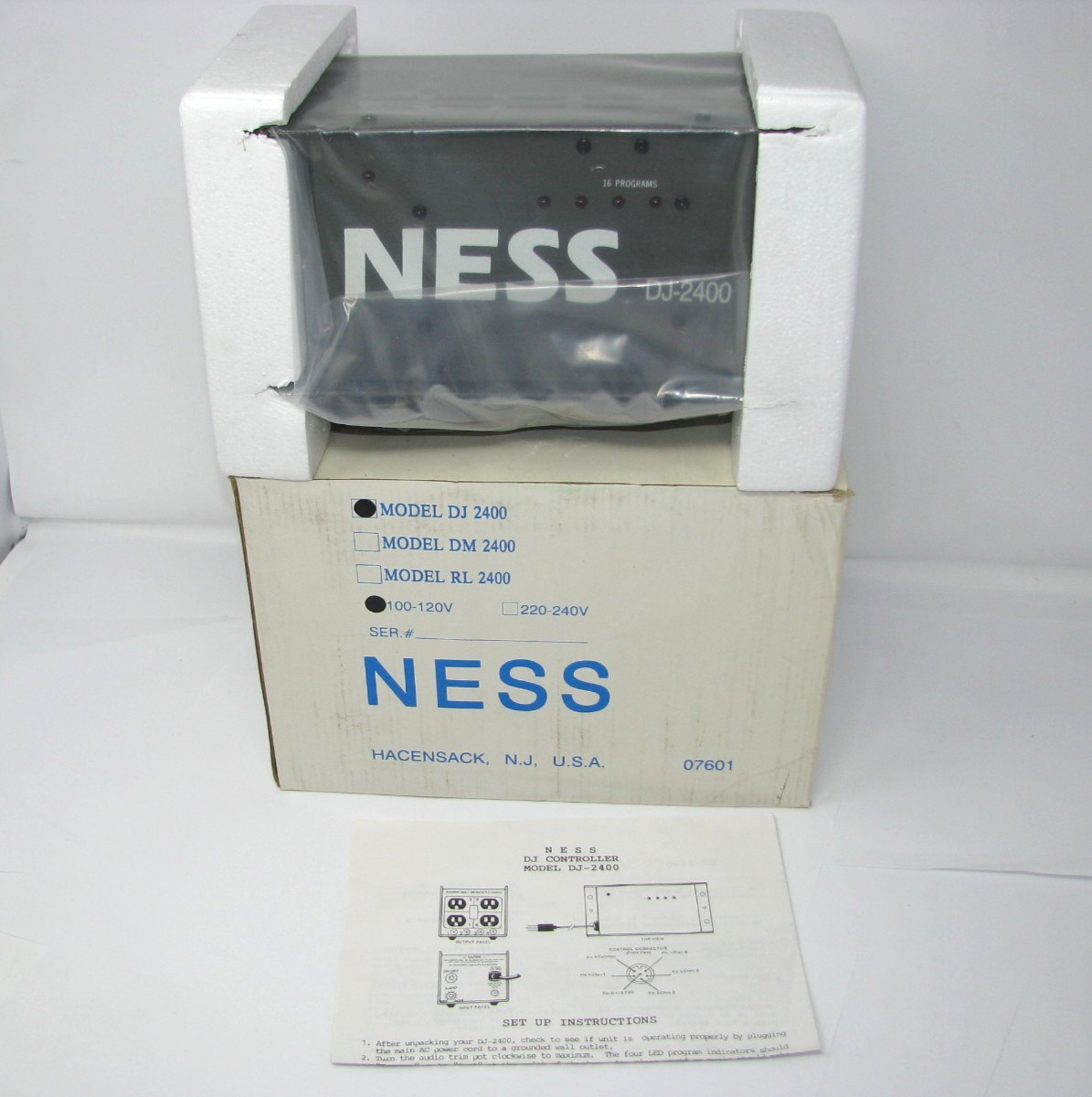 Ness DJ-2400 Lighting Controller 16 Programs
