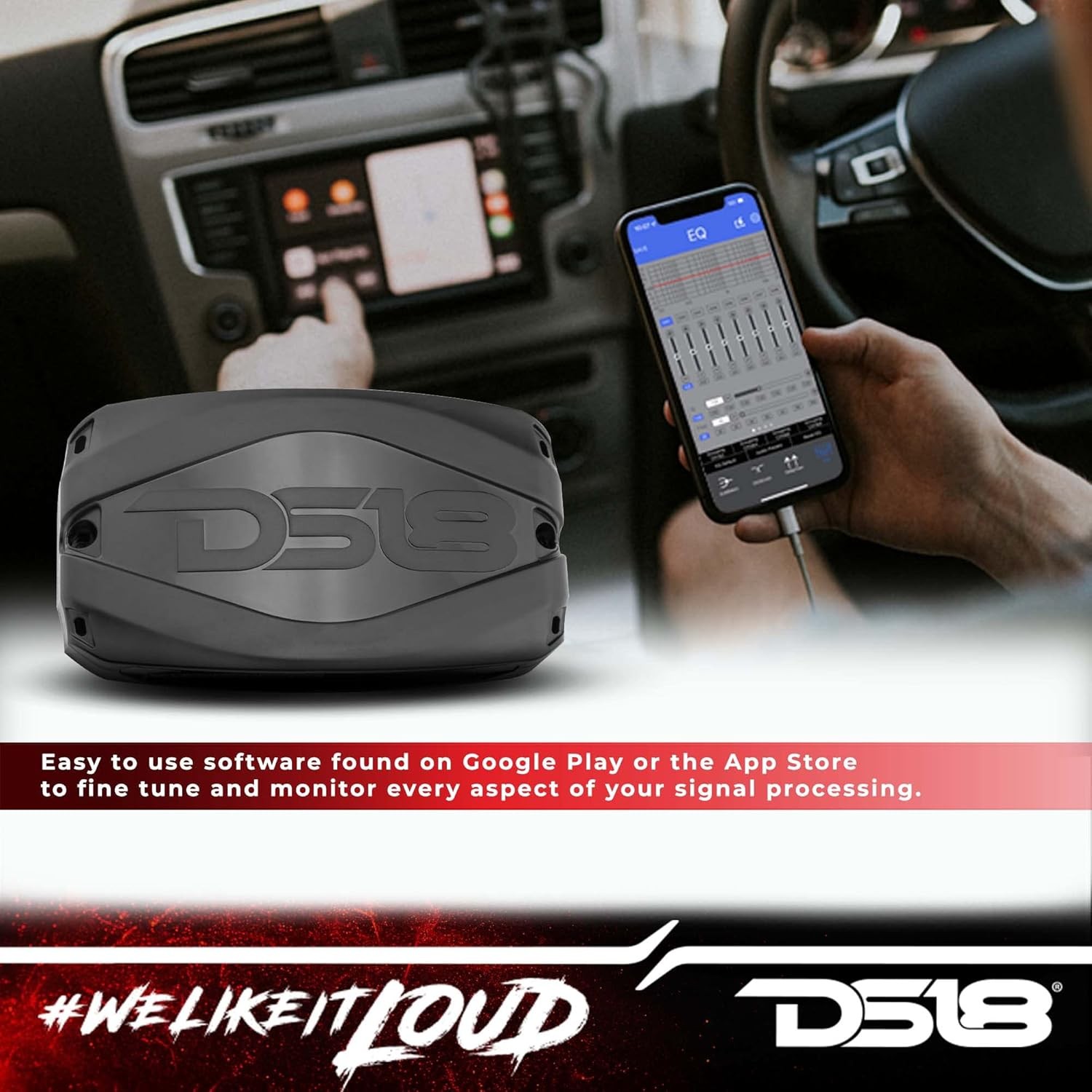 DS18 DSP8.8BT 8-CH IN / 8-CH OUT DIGITAL SOUND PROCESSOR (DSP) w/ BLUETOOTH