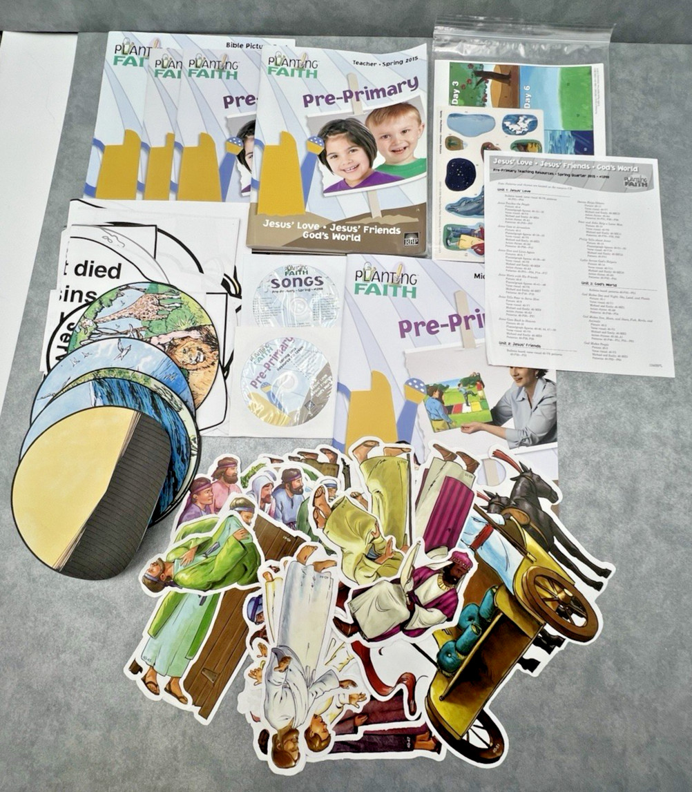 SPRING 2015 RBP PLANTING FAITH PRE-PRIMARY TEACHING RESOURCES #1240N BAPTIST