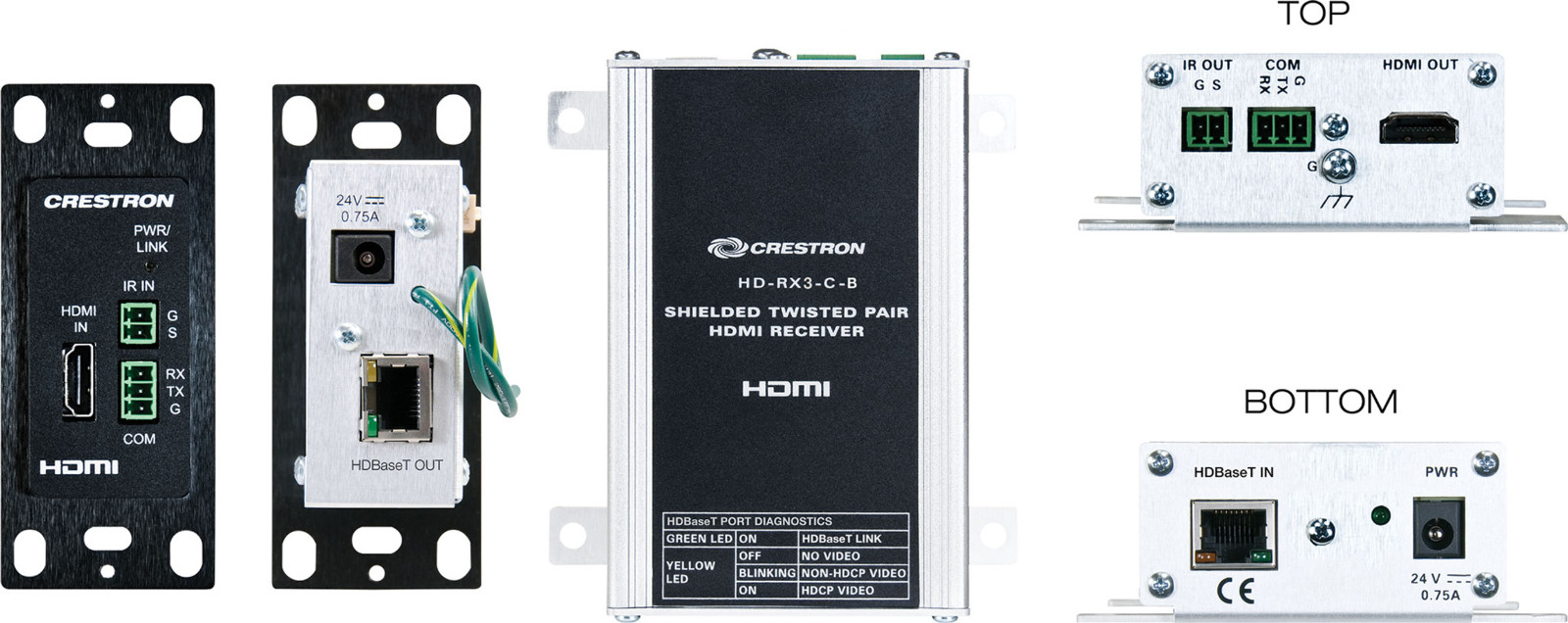 Crestron HD-EXT3-C-B_SYSTEM, Black - Used