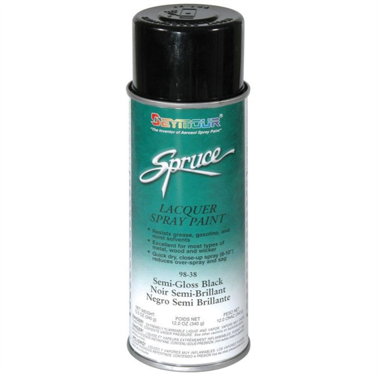 SEY.98-38 Seymour Spruce 98-38 Fast Drying Lacquer Spray Paint, 16 fl-oz Aeroso