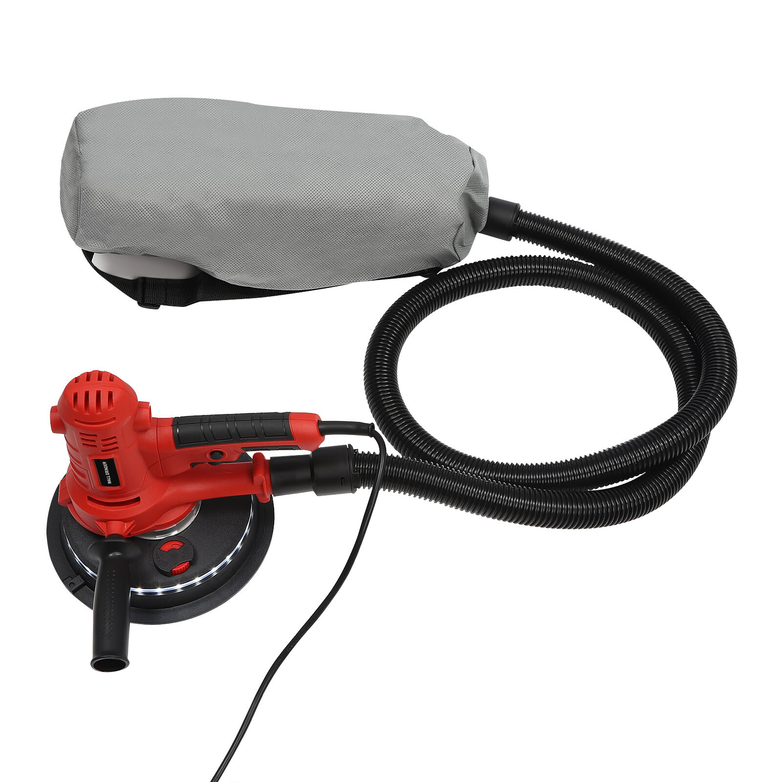 1200W Electric Drywall Sander 7in Variable Speed with LED Light Strip