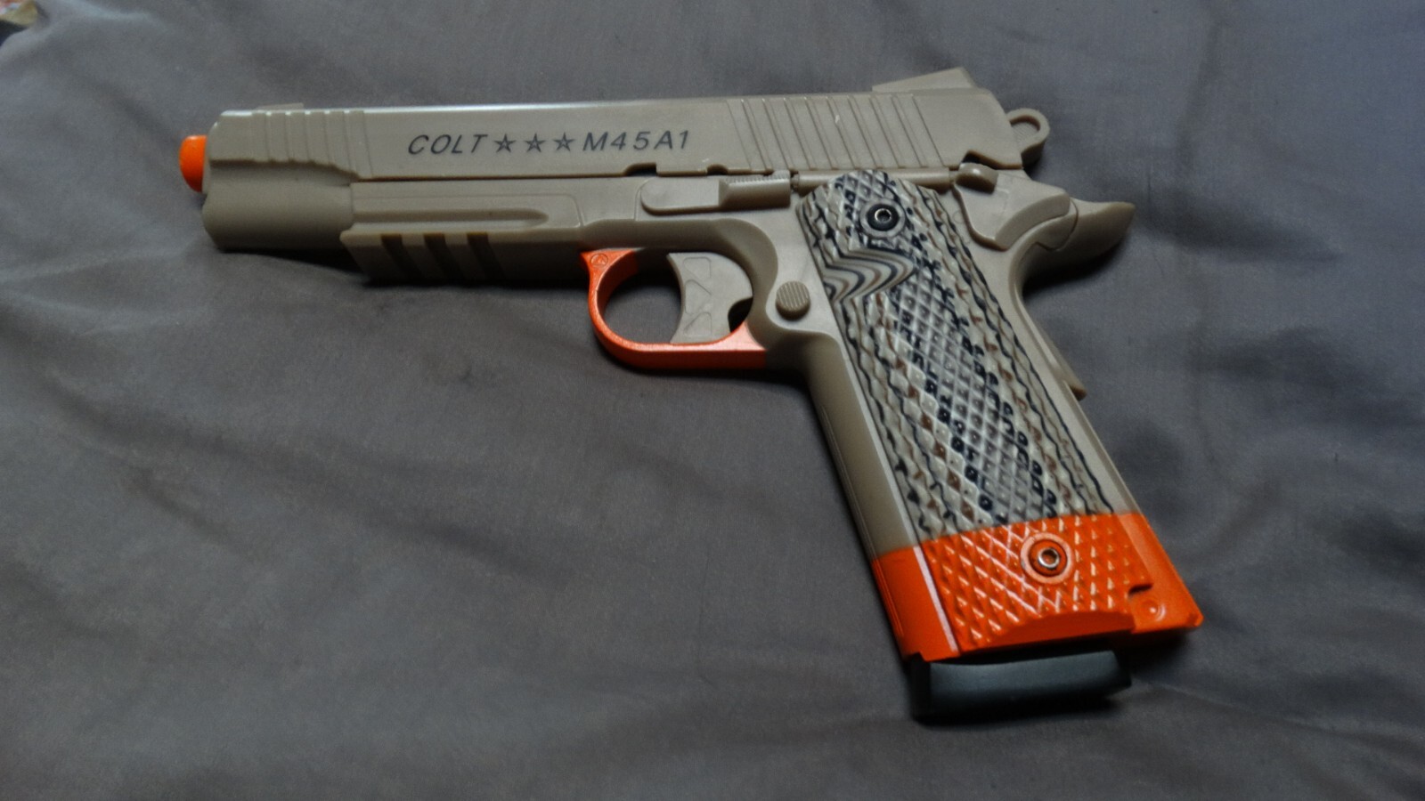 colt m45a1 airsoft gun  tested, works great.