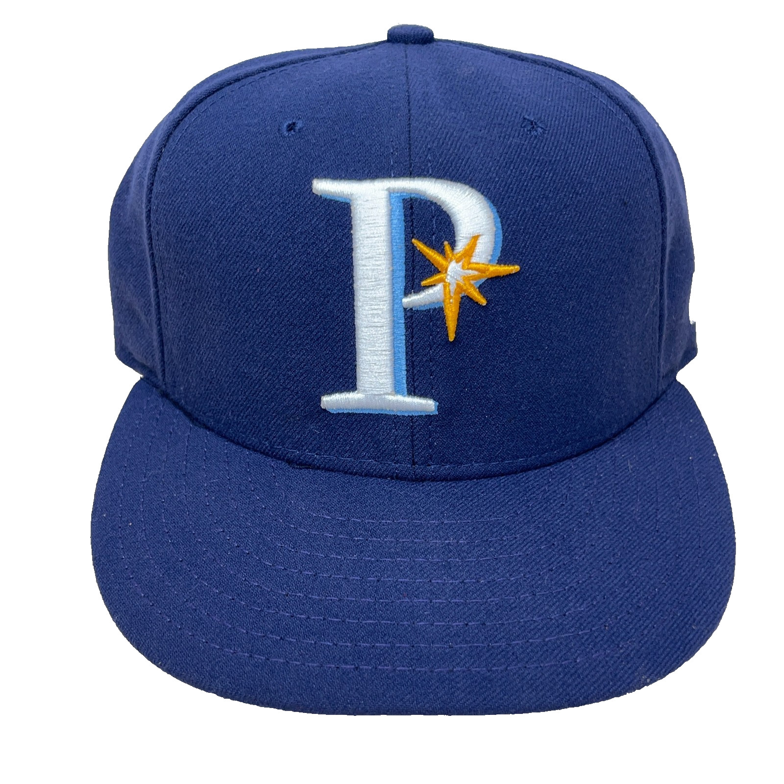 Vintage Princeton Rays Hat Cap Fitted Size 7  New Era 59Fifty Minor League