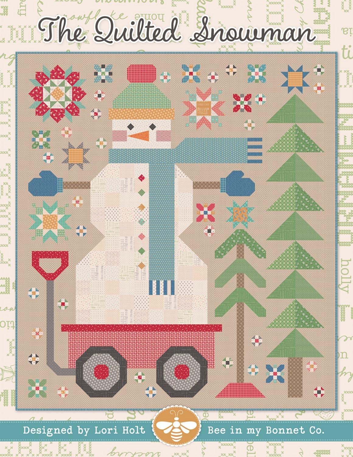 The Quilted Snowman Quilt Pattern Lori Holt Its Sew Emma ISE-285