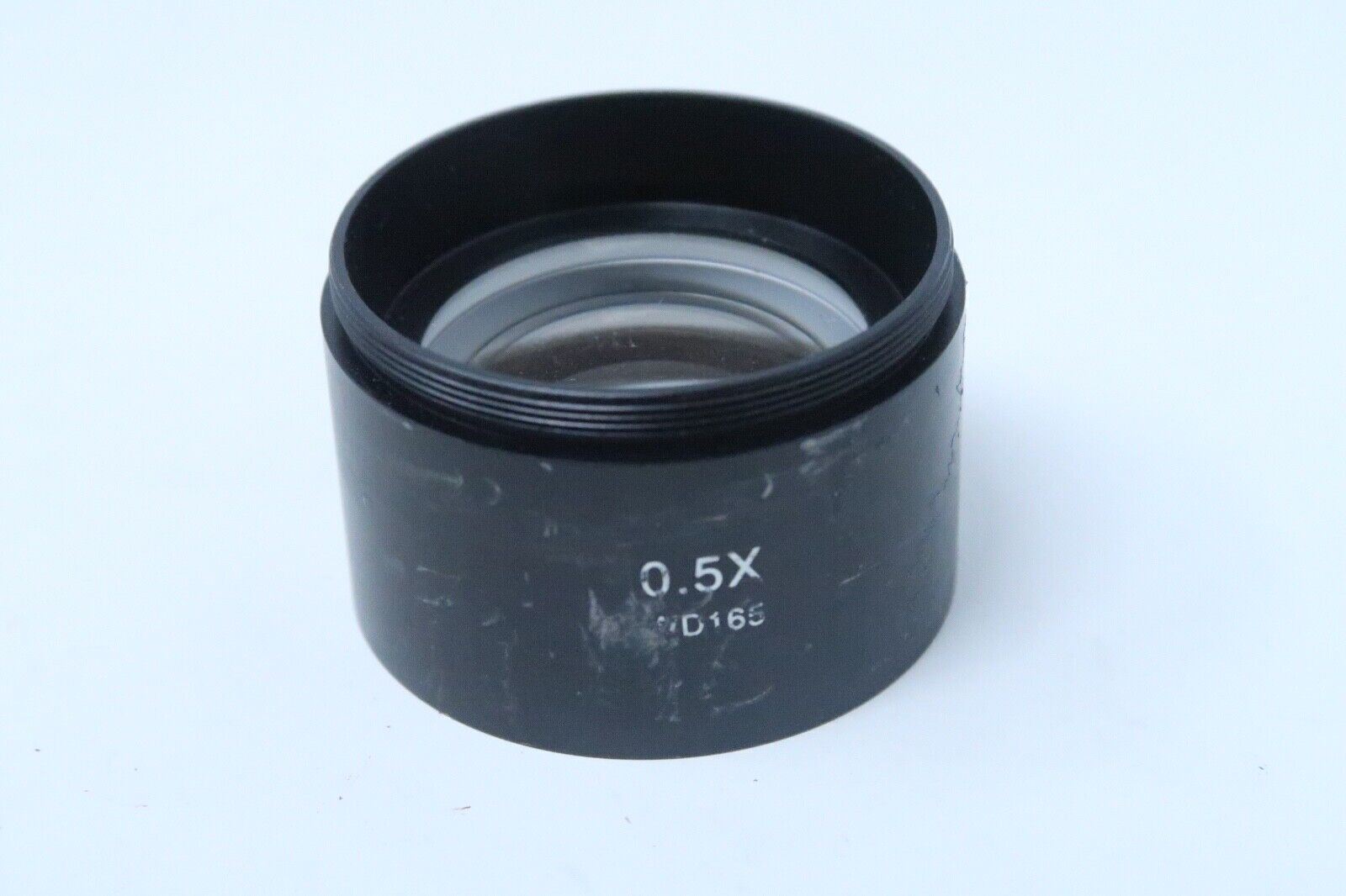 Stereo zoom 0.5x optical lens adapter microscope accessory, (2"D x 1-1/4"L)