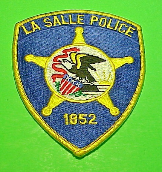 LASALLE  ILLINOIS 1852 IL  4 7/8"  POLICE PATCH  FREE SHIPPING!!!