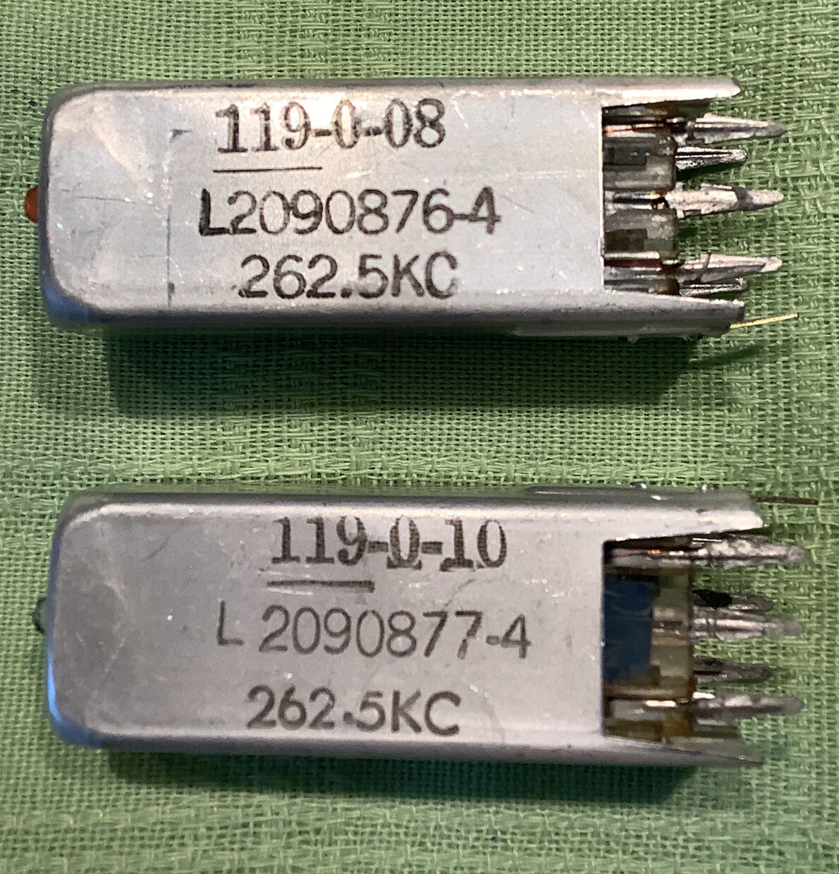 Set Input / Output IF Trans For Auto Radio 262.5kc
