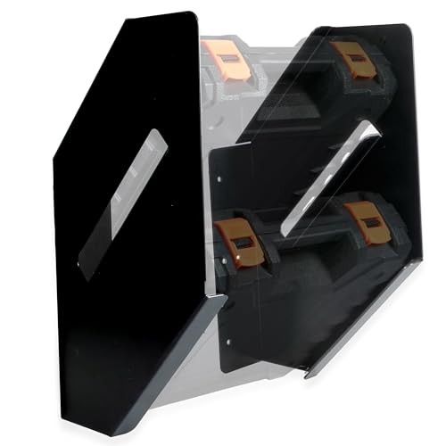 Small Parts Organizer Box Bracket Kit for Work Van 2 Case Stack - 3.5-5.1