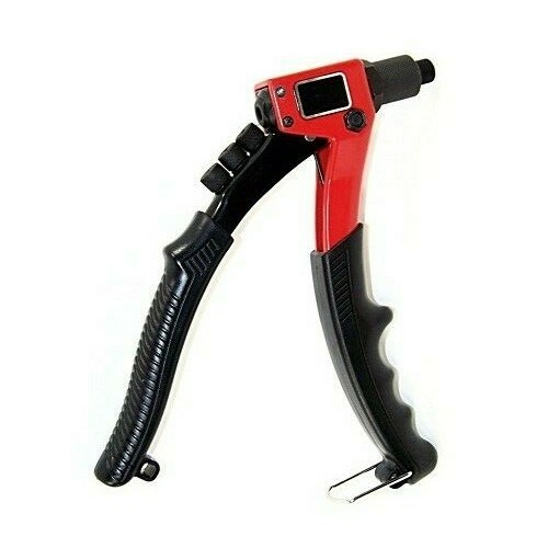 Heavy Duty Hand Riveter Pop 3/32" 1/8" 5/32" 3/16" Rivet Hand Gun Aluminum 8"