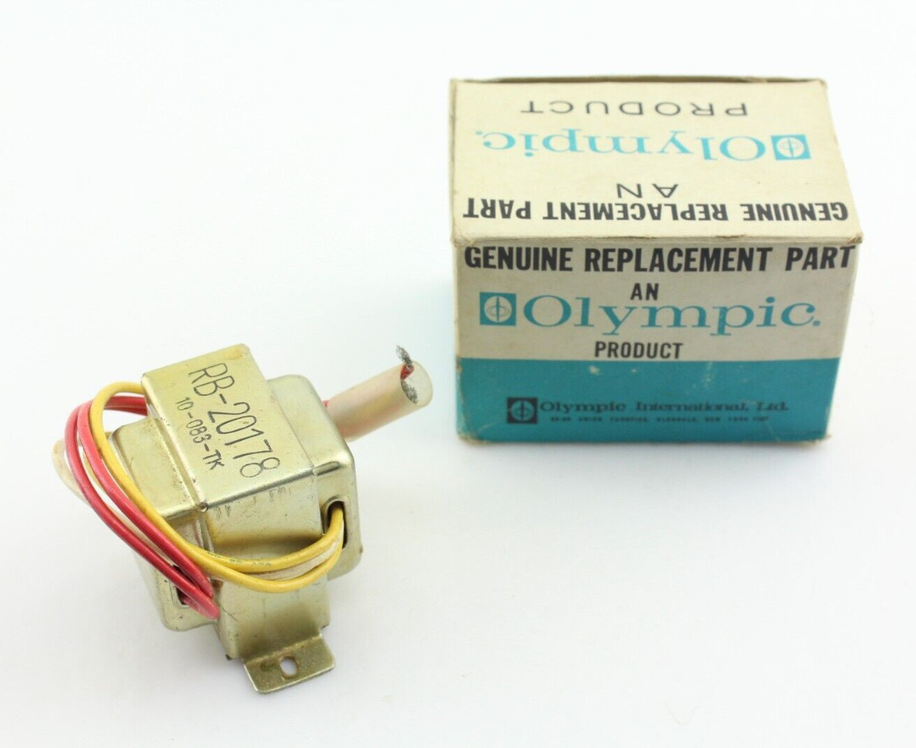 New NOS Olympic RB-20178 10-083-TK Transformer 1970's Genuine Replacement Part