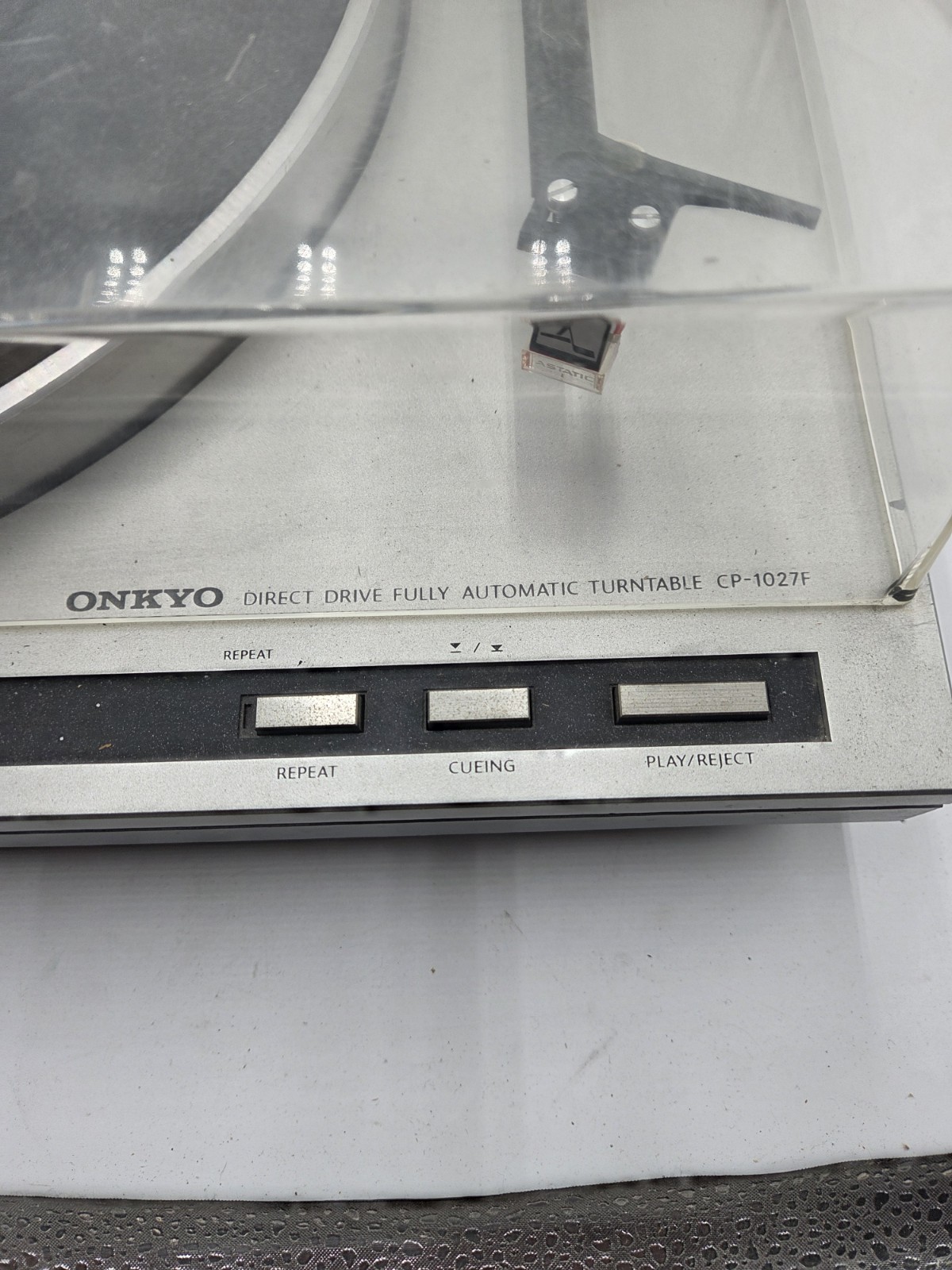 ONKYO Auto Return Turntable System Model CP-1027F-Tested/Working-SEE DESCRIPTION