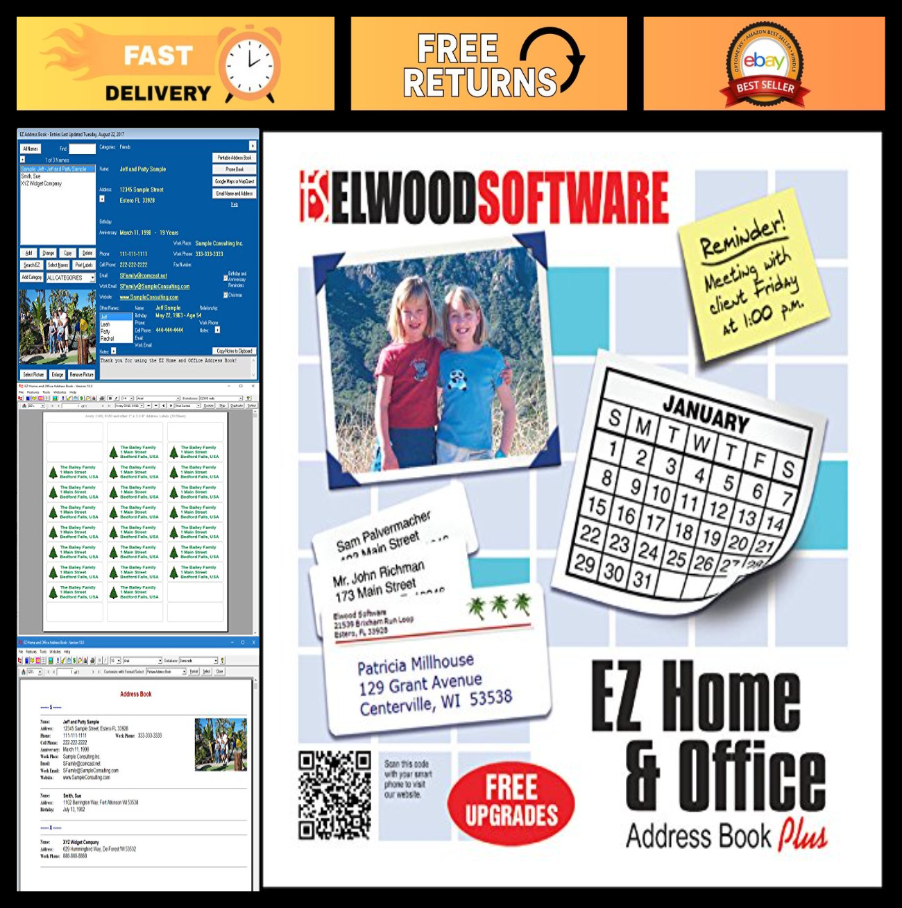 Home & Office Address Book Software - Easy Contact Management, Organize Addresse