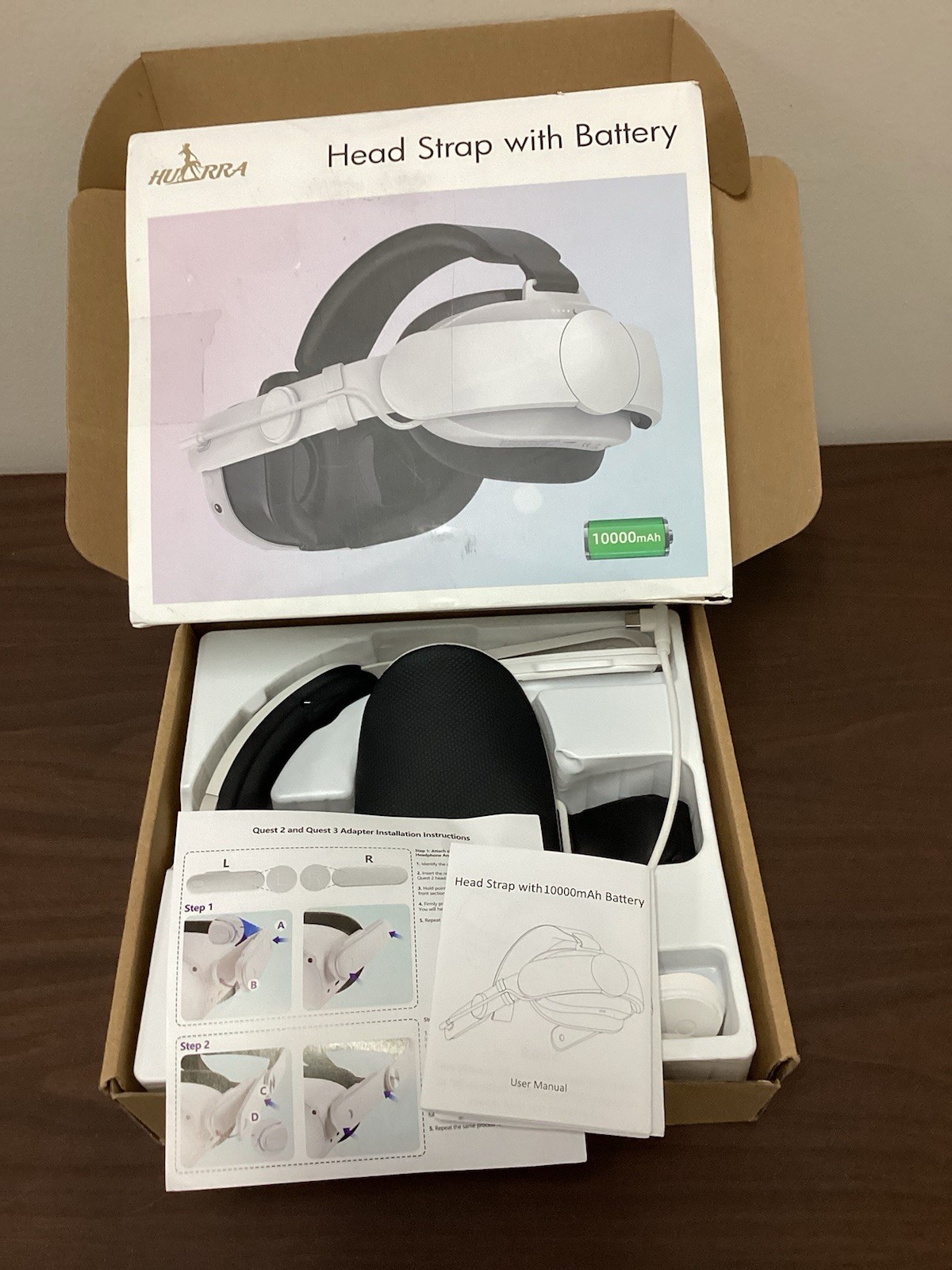 VR Head Strap with 10000 mAh Battery for Meta Quest 3/3S GSV-0040