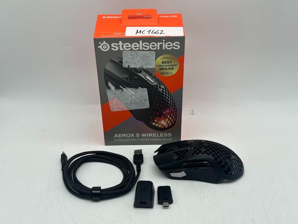 SteelSeries Aerox 5 Wireless Ultralight Gaming Mouse - Black (62406)