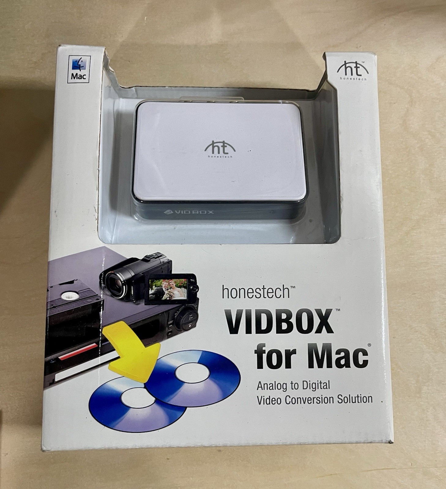 New Honestech VIDBOX Analog to Digital Video Conversion for Mac in Box