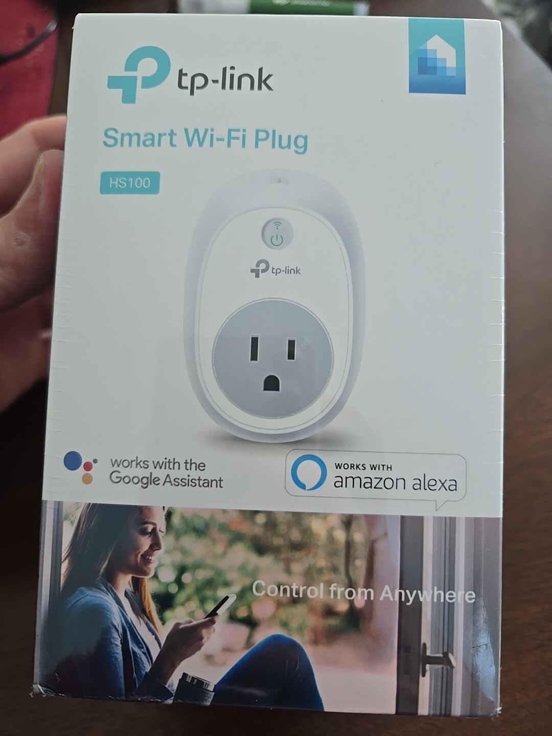 TP-Link - HS100 - Smart WiFi Plug - w/ Google Assistant & Amazon Alexa NEW
