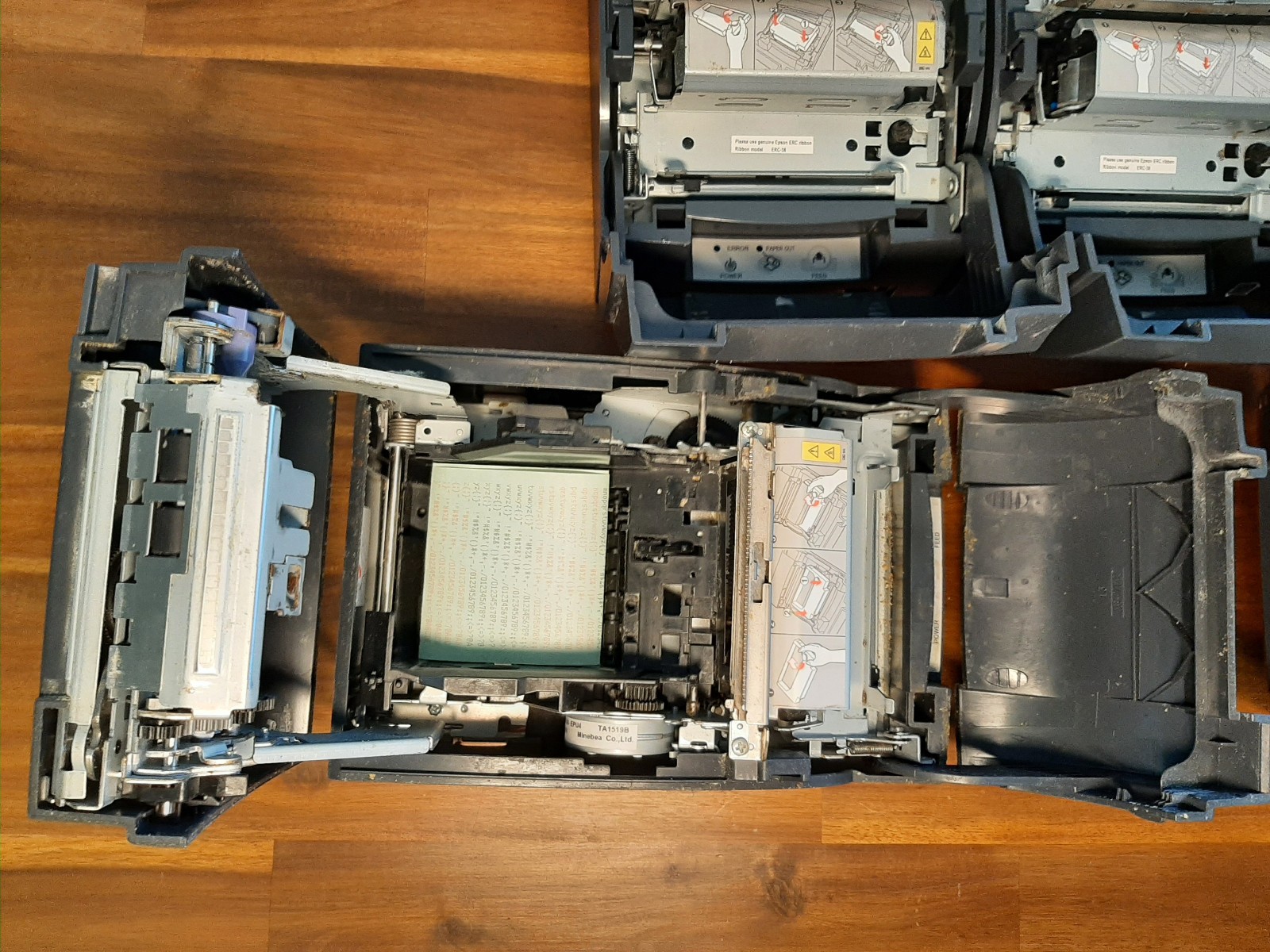 Lot of 5 Tested Working Epson TM-U220B Receipt Kitchen Printers Point of Sale SI