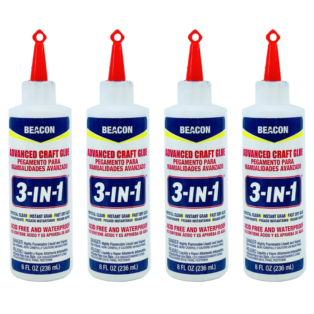 3-In-1 Advanced Craft Glue 8 Oz (Fоur Расk)