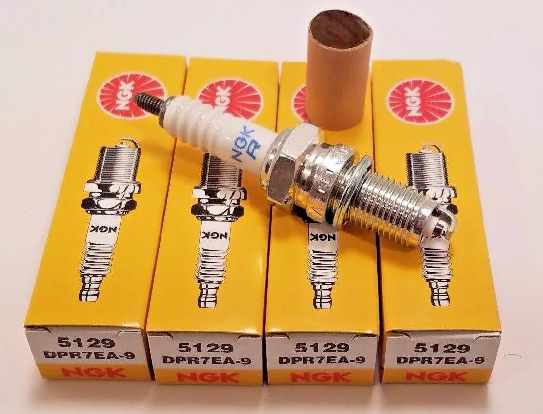 NGK DPR7EA-9 Spark Plug 5129 For Honda Kawasaki Suzuki Yamaha SET OF 4