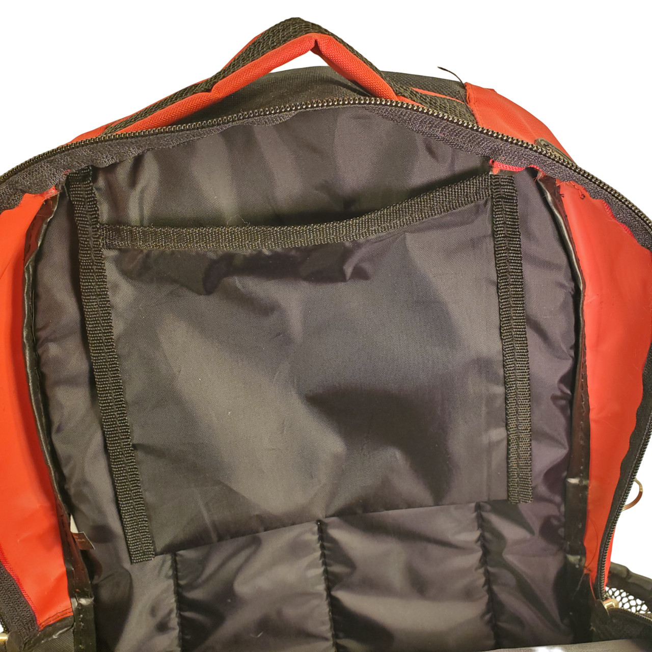 Red and Black Backpack Multipockets Pencil & Bottle Pockets