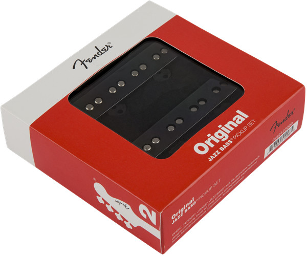 Genuine Fender Original Jazz/J-Bass Black Pickups Set - 099-2123-000