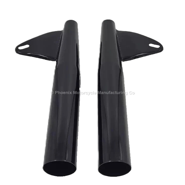 PAIR BSA HEADLAMP BRACKETS  A7 A10 B32 B33 M20 M21 B31 67-5042/44 - BLACK