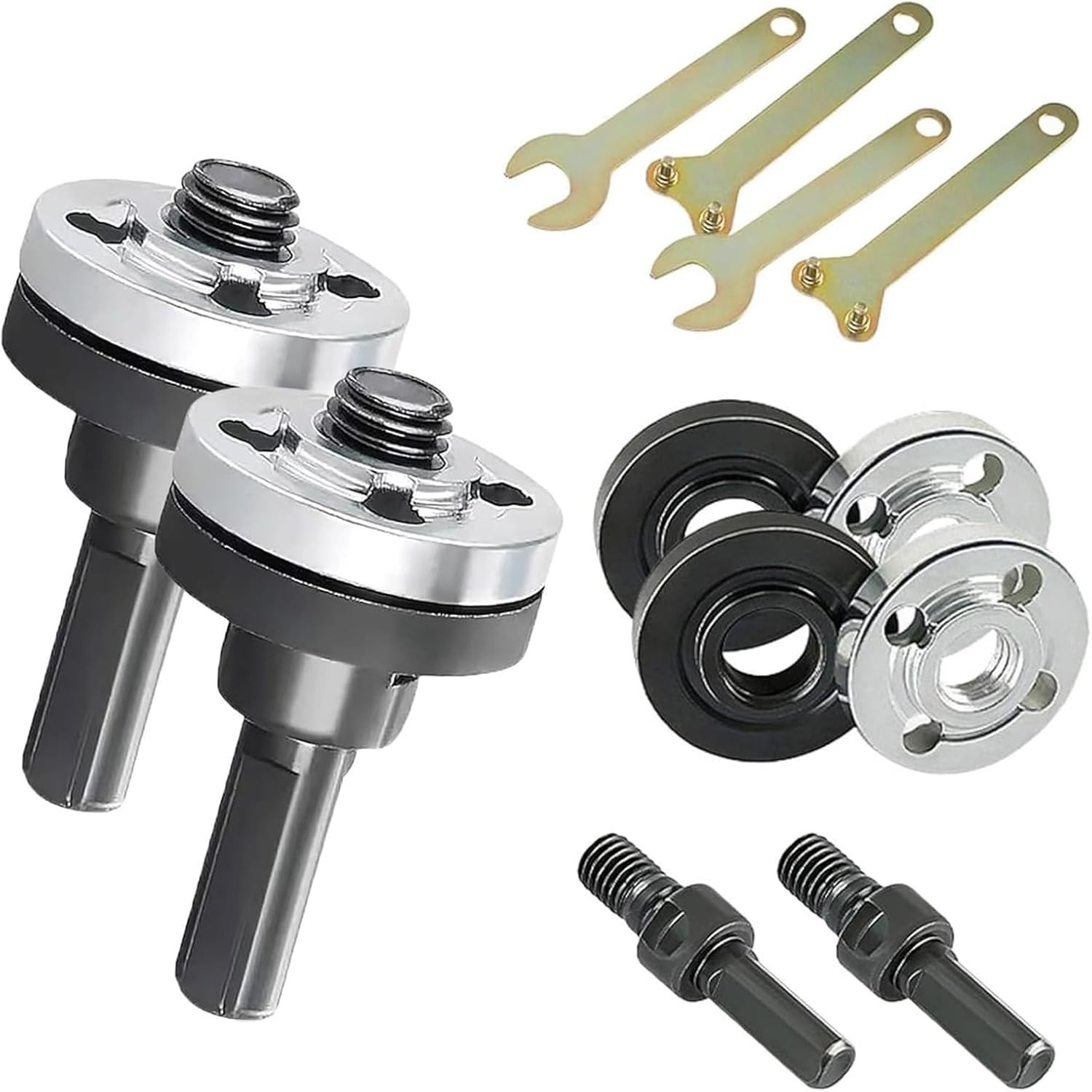 10Pcs Electric Drill Angle Grinder Connecting Rod Set, 10mm Adjustable Rotary Dr