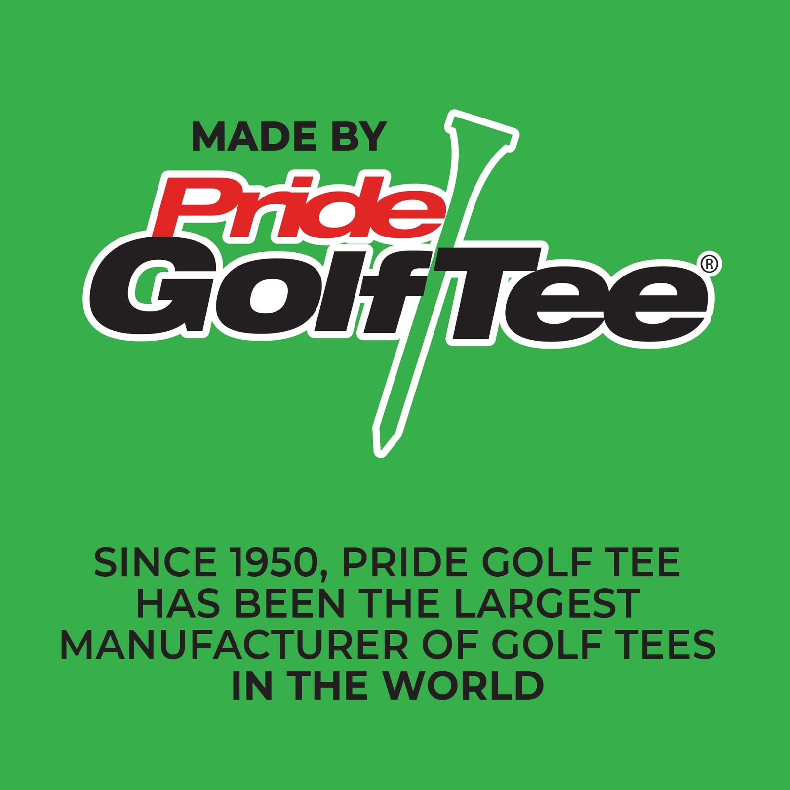 Pride Step Tee 2-3/4 Inch 40 Count White