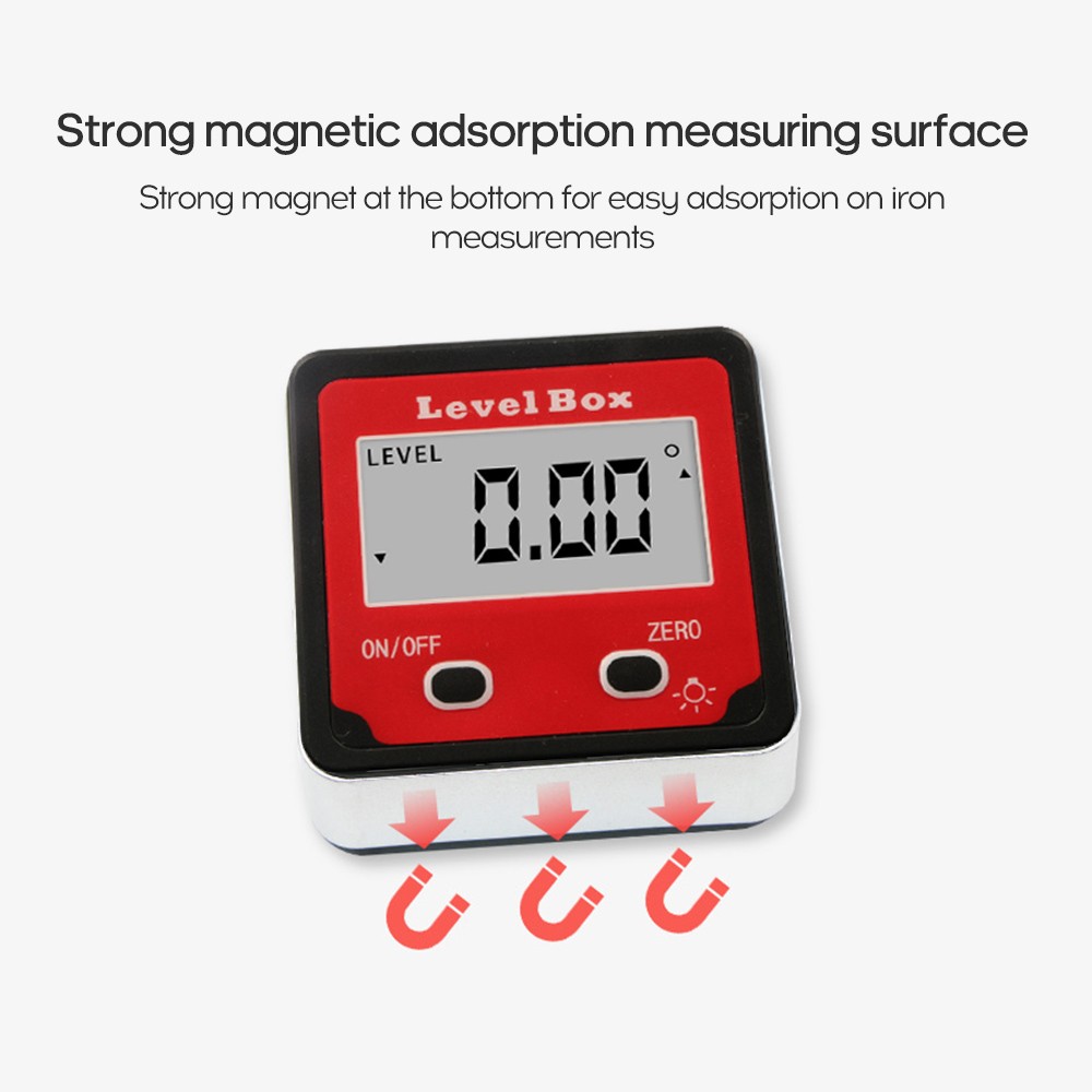 Digital Level Protractor Inclinometer Mag-netic Level Angle Meter Angle Finder
