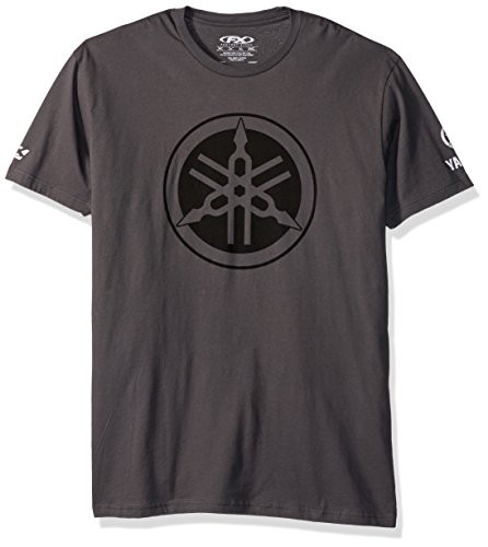 Factory Effex 16-88296 Yamaha Tuning Fork T-Shirt Charcoal (XXL)