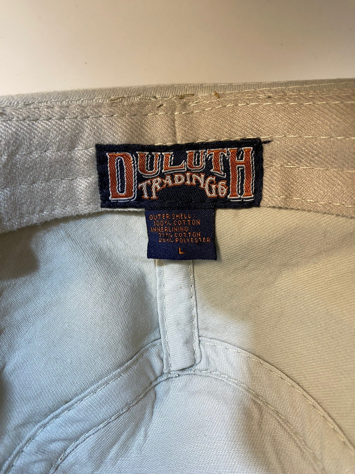 Duluth Trading Canvas Hat Mens Large Tan Ranch Boonie