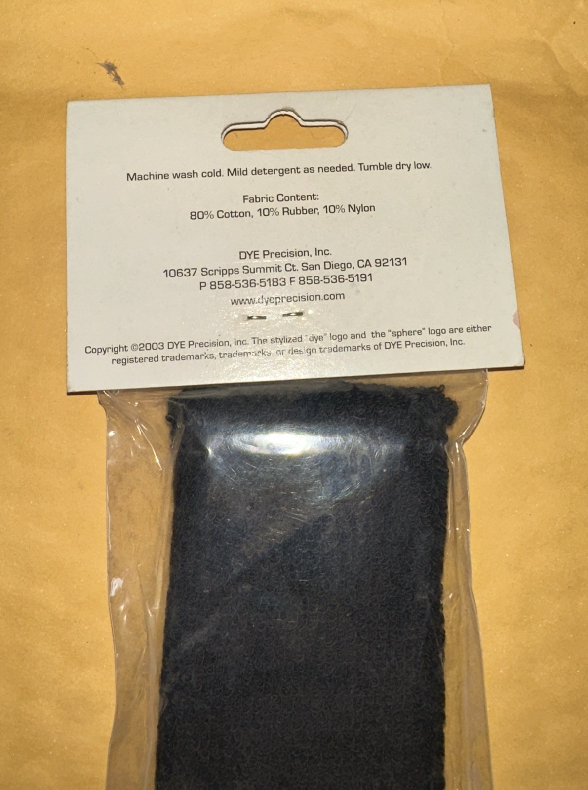 New Dye Sweat Band
