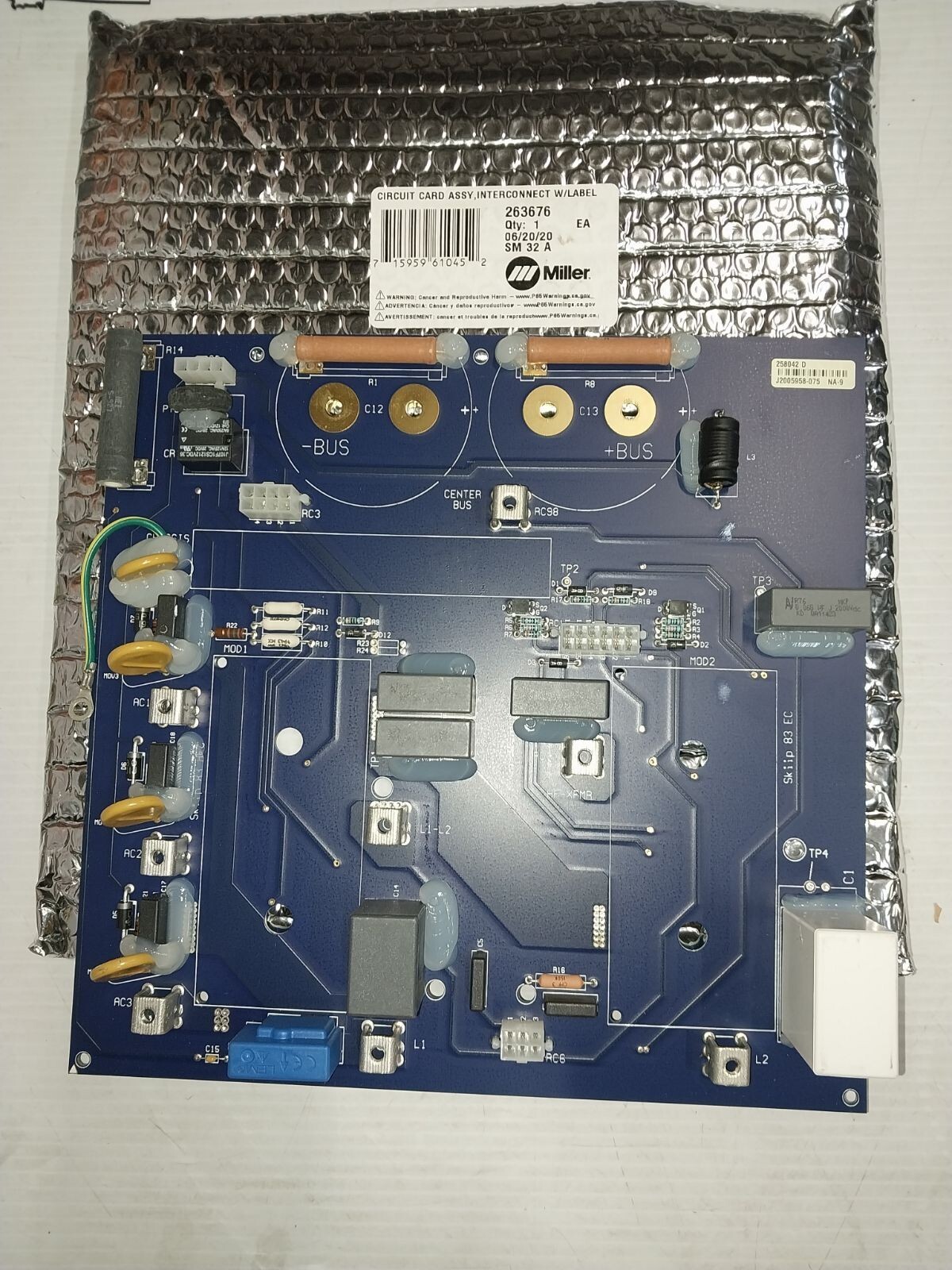 MILLER CIRCUIT ASSY.  263676 BRAND NEW