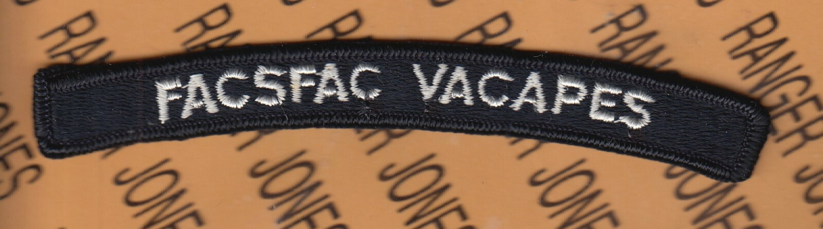 USN Navy FACSFAC VACAPES Fleet Area Control Surv. Fac. Virginia tab 5" patch m/e