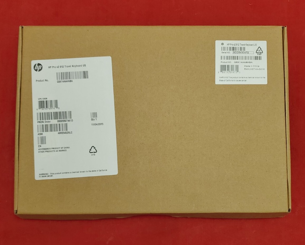 HP Pro X2 612  Travel Keyboard Docking G8X14AA NEW & FREE SHIPPING