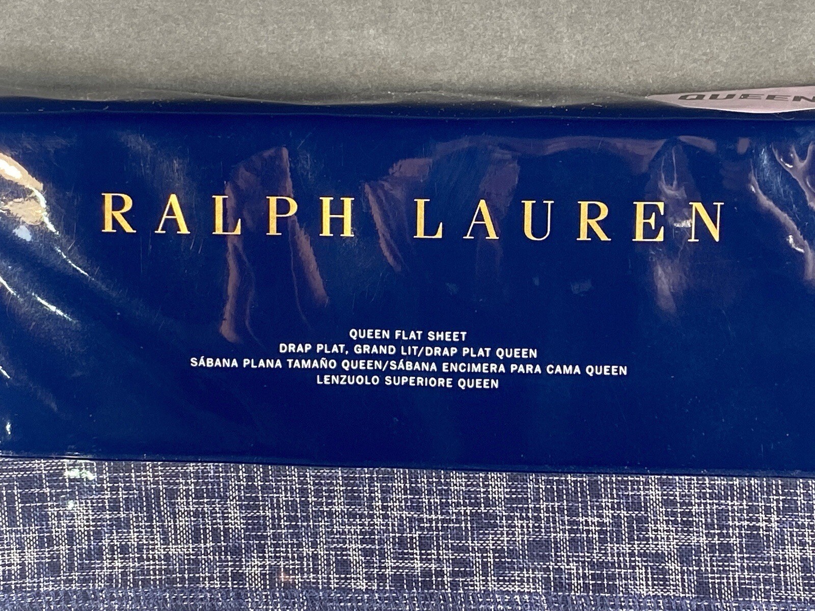 RALPH LAUREN MONTRAY Journeys End Queen Flat Sheet