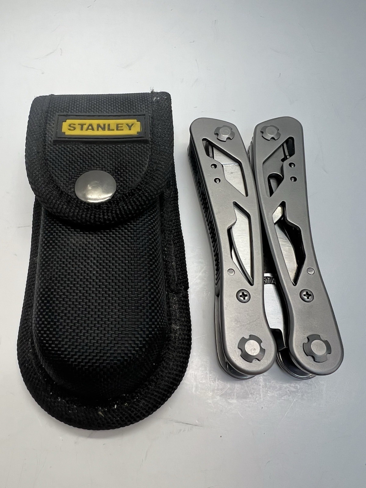 Stanley Multitool Stainless Knife Pliers 2CR With Sheath 9 Tool Functions