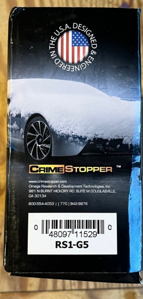 NEW Crimestopper Cool Start RS1-G5 1-Way, 1-Button Remote Start System