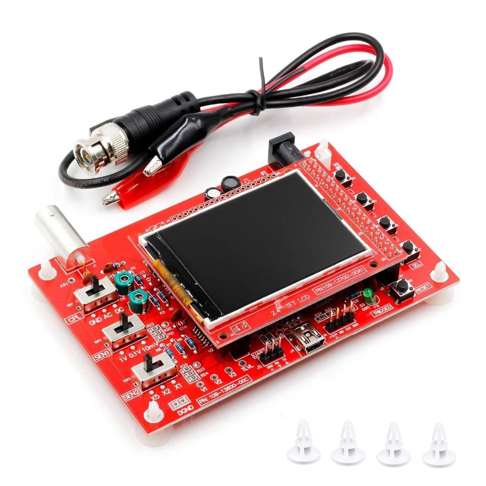 DC 9V Assembled DSO138 2.4" TFT Digital Oscilloscope Kit DIY Module