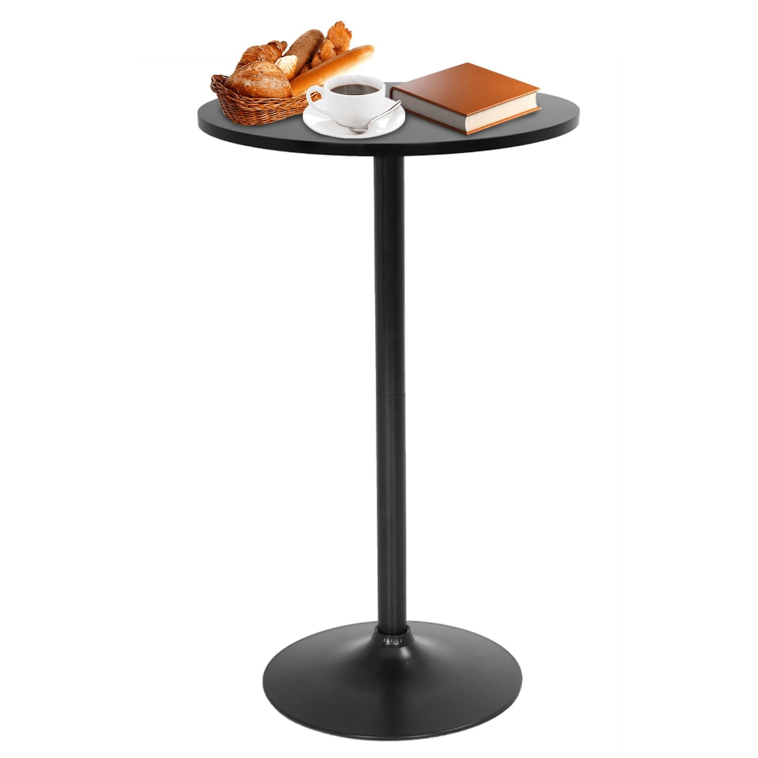 Round Cocktail Bistro High Table Height Adjustable