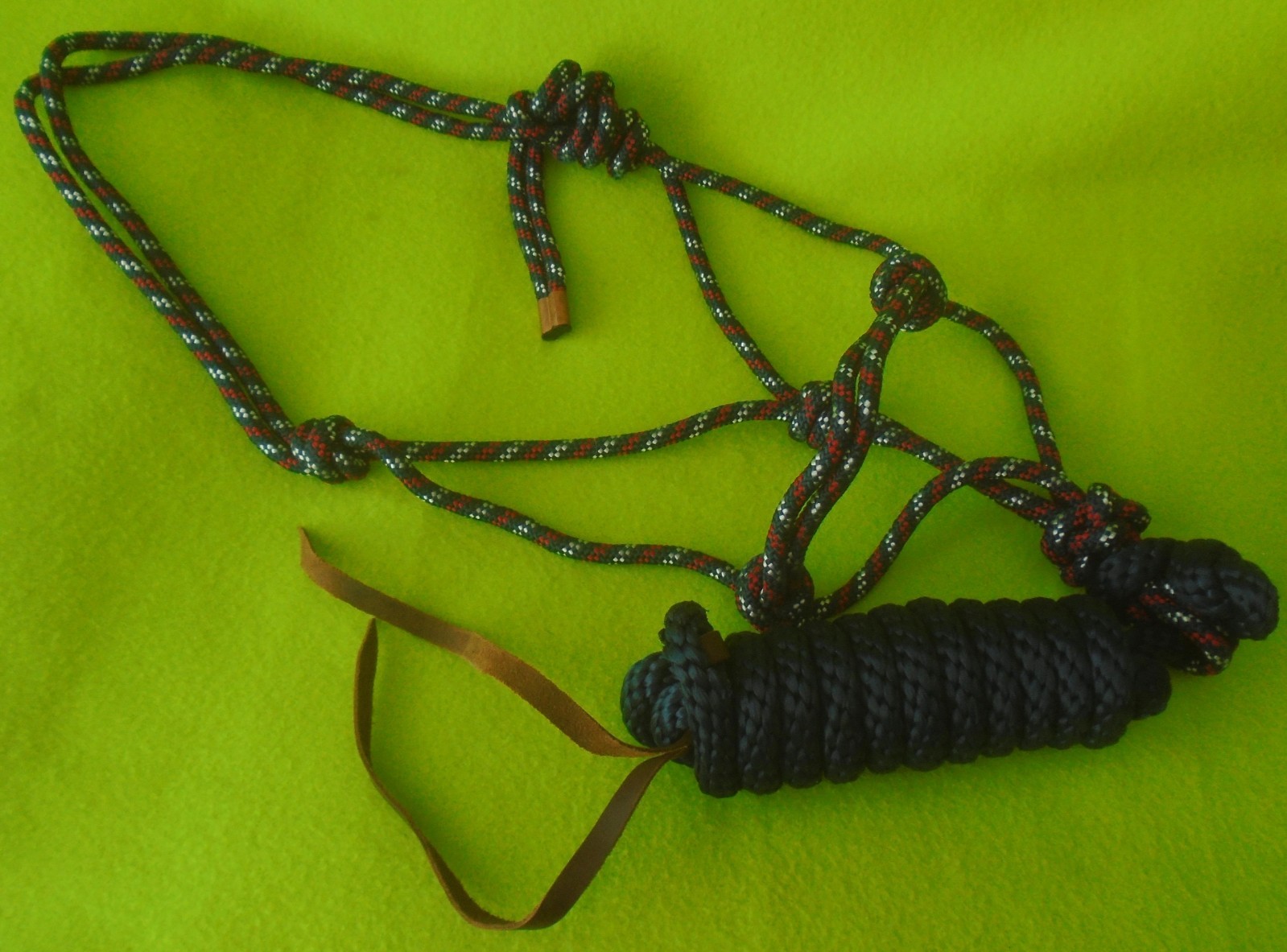 NEW Quality Weaver Natural Horsemanship KNOT Rope HORSE Halter & 10' Lead Rope
