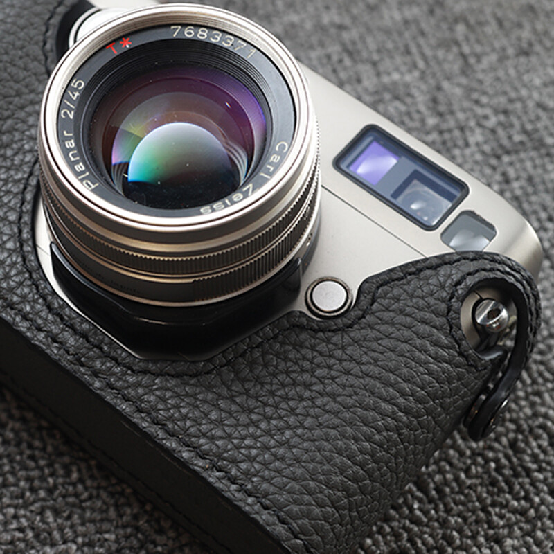 Handmade Real Leather Camera Half Case Bag Protect Covers Suitable For Contax G2