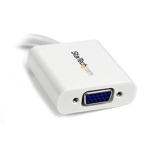StarTech Mini DisplayPort to VGA Adapter - White