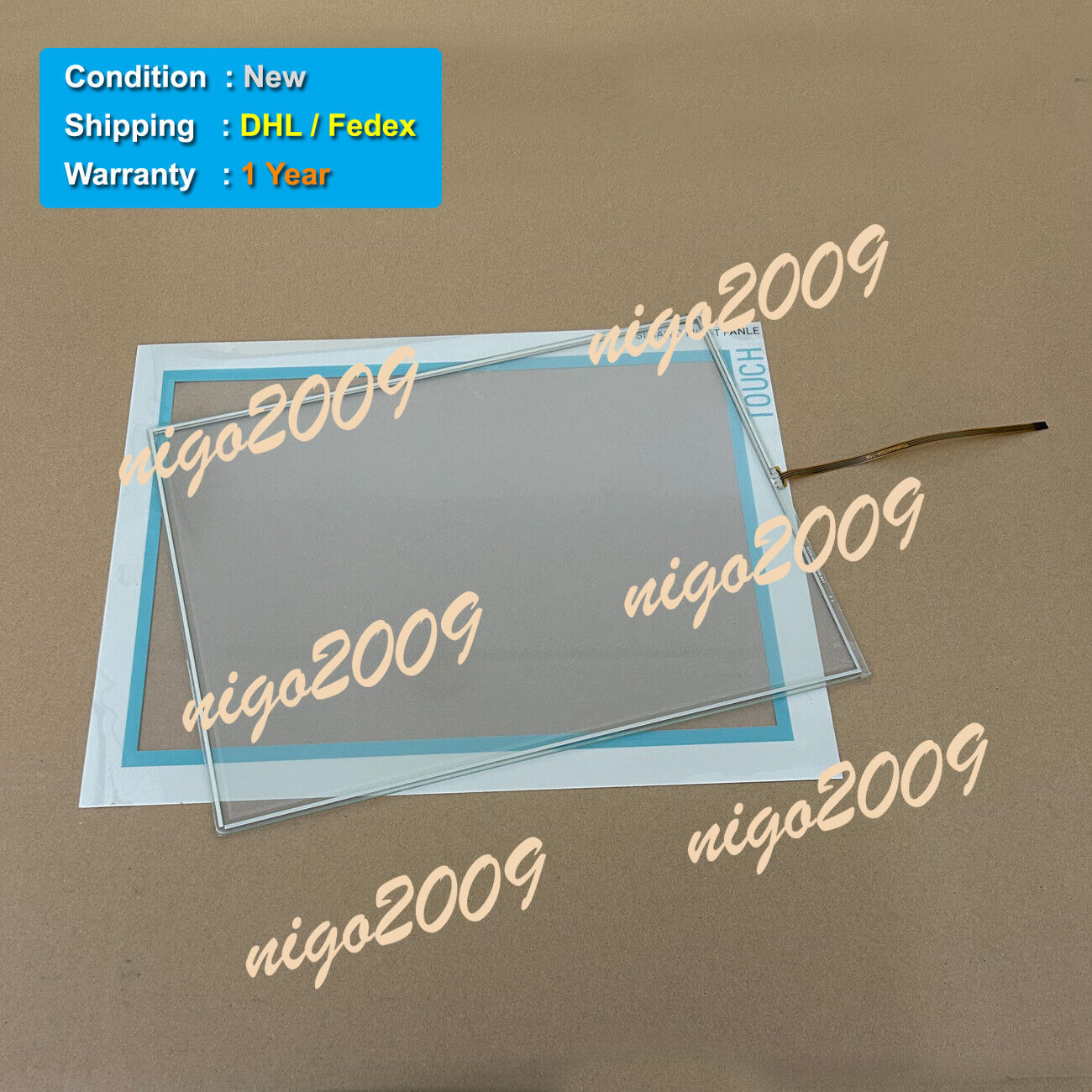 Fit for SIEMENS MP370 15" SIMATIC MultiPanel A5E00149234 Touch Screen Panel Film